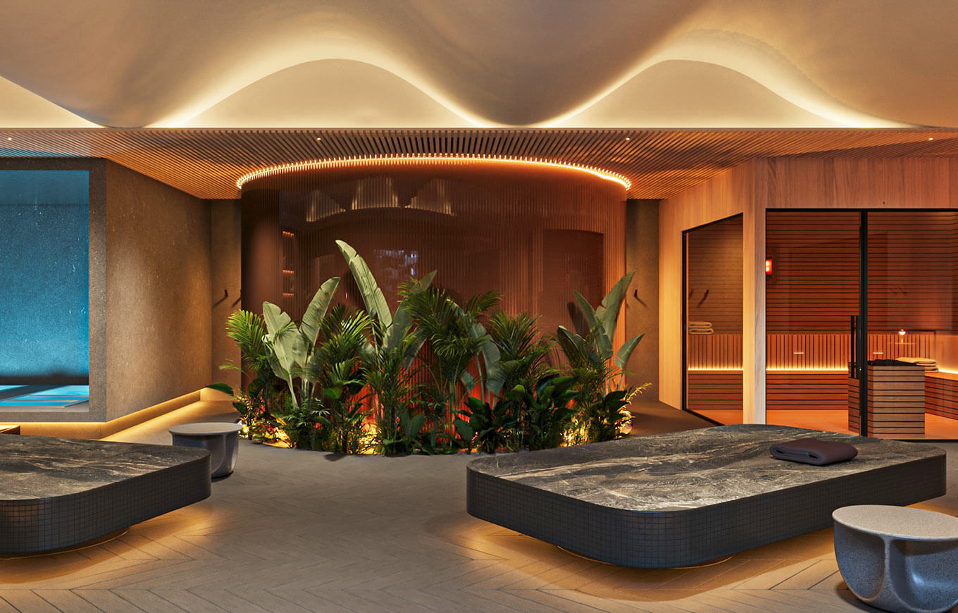 Cardian Recovery relaxation area at Valamar Diamant Hotel.
