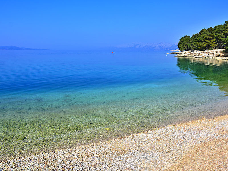Secluded nudist-friendly cove near Ramova, Makarska