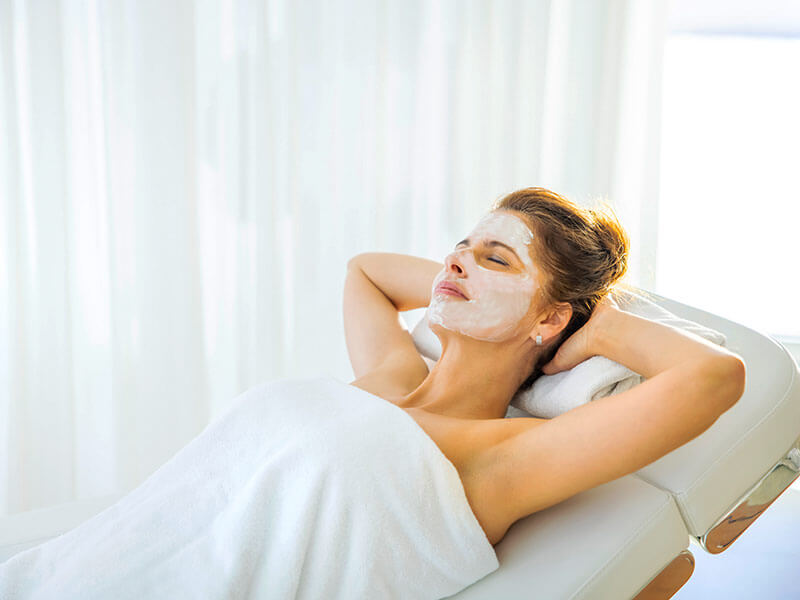 Relaxation rooms in the spa zone