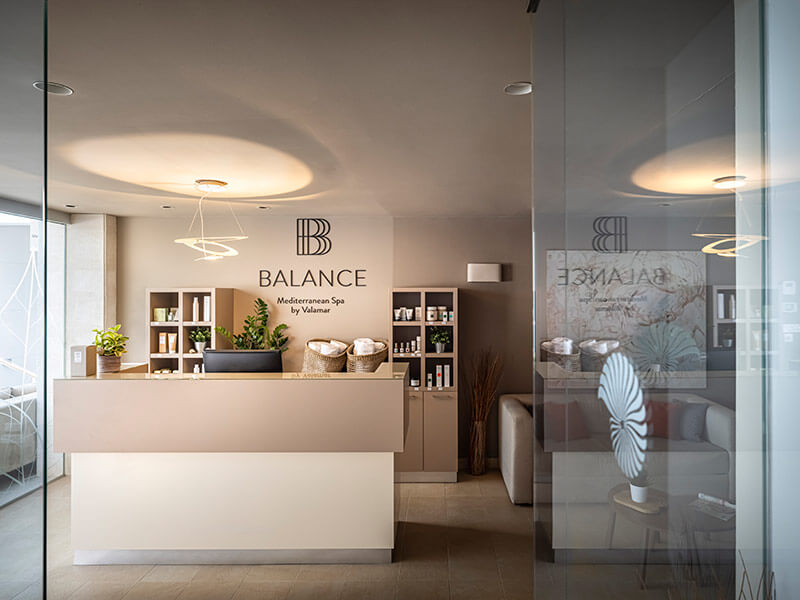 Reception of the BALANCE Mediterranean Spa by Valamar.