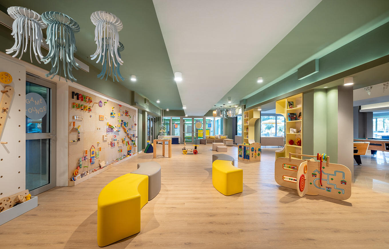Play Zone, ein unterhaltsames und lehrreiches Spielzimmer im Sunny Poreč by Valamar